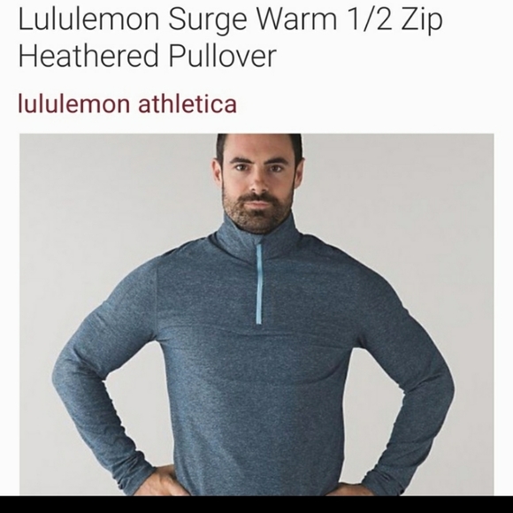 lululemon athletica Other - Lululemon Surge Warm 1/2 Zip